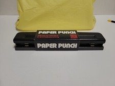 Acco Paper Punch Adjustable 2 Or 3 Hole Punching- NEW