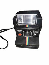 Vintage Polaroid OneStep Plus Land Camera/Flash Bar - Rainbow Stripe