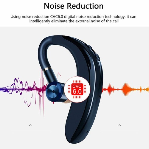 Bluetooth Wireless Earphone Sport Headset Stereo Earpiece for Android iOS Phones - Picture 8 of 12