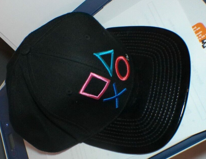 Sony Playstation Controller Button Snapback Hat F… - image 2