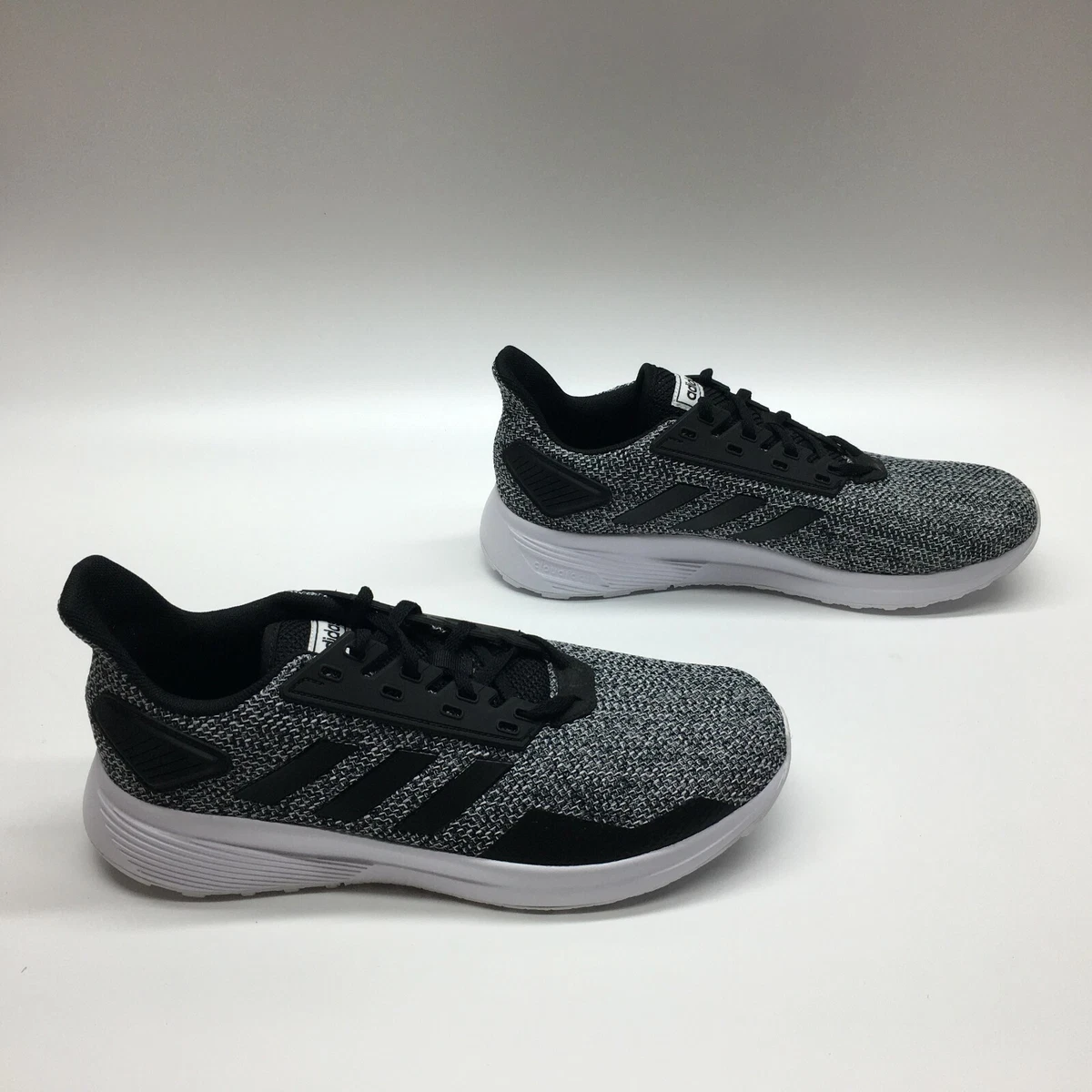 Adidas Duramo 9 Black Gray BB691 Running Trainer Knit Sneaker Shoes Mens 10.5
