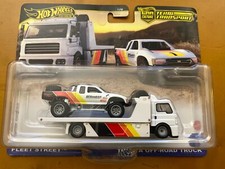 HOT WHEELS FLEET STREET+ TOYOTA OFF ROAD TRUCK TEAM TRANSPORT #71