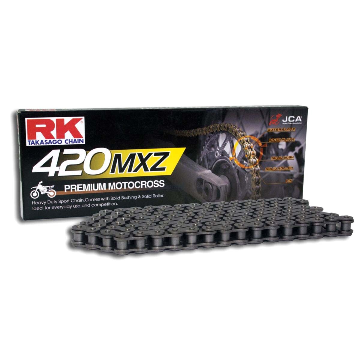 RK STD 420MXZ/130 CATENA APERTA E CLIP PER APRILIA 50 SX 2014-2016