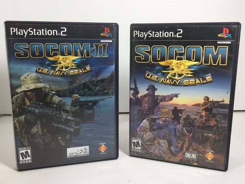 Sony Playstation 2 PS2 SOCOM I & II U.S. Navy Seals TESTED No Manual Fast Free S - Picture 4 of 6