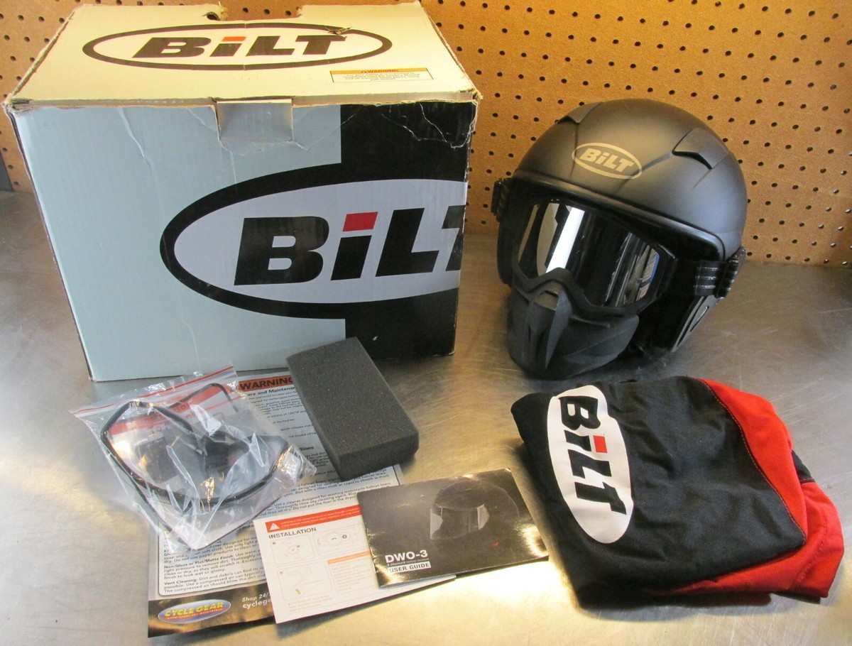 Bilt Brutus 3/4 DWO-3 Bluetooth Medium Adult Motorcycle Helmet