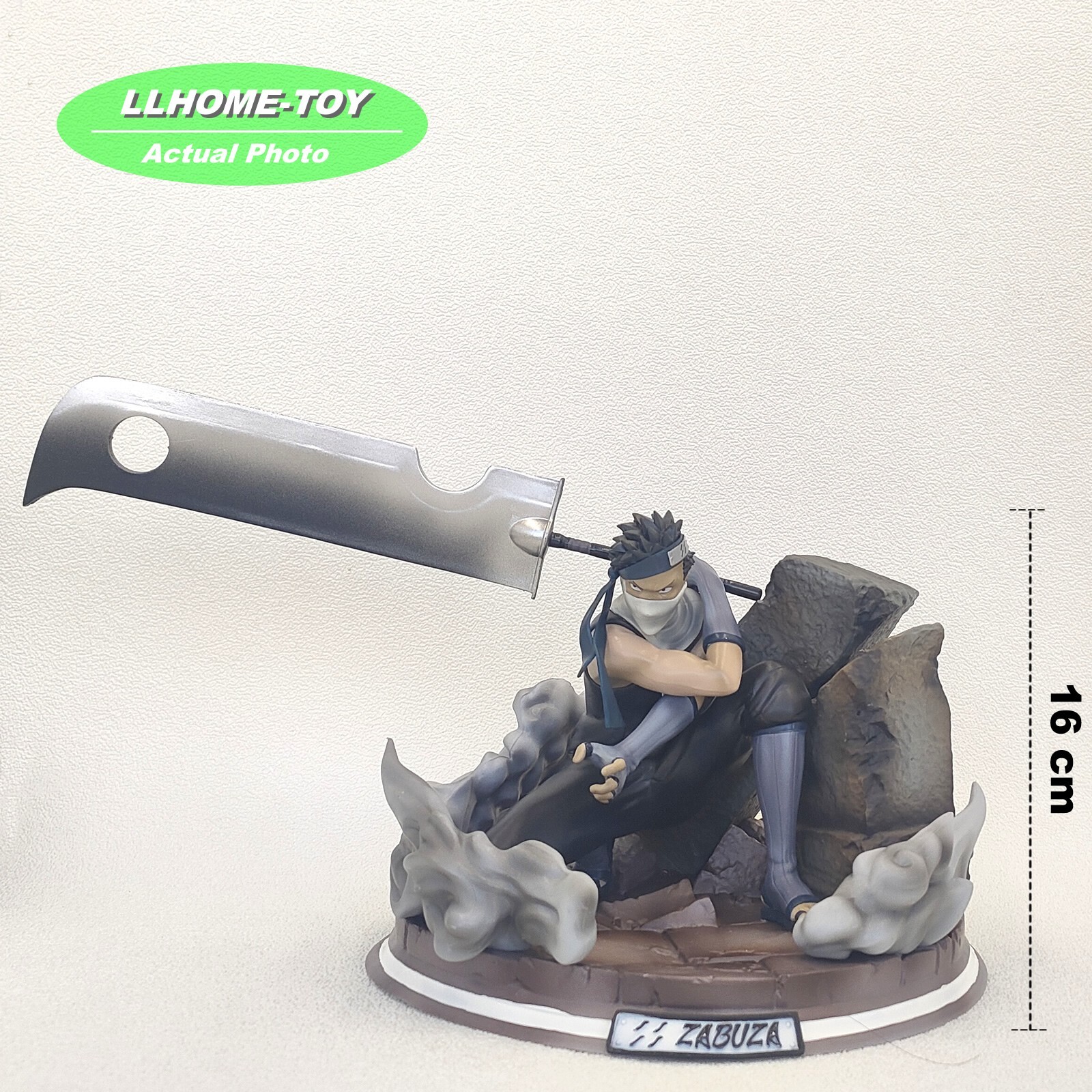 Anime ninja Shippuden Momochi Zabuza Kirigakure no Kijin Figure Statue Toy Gift