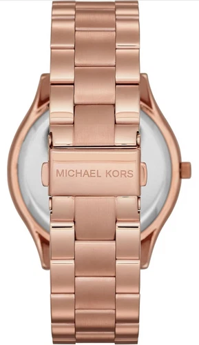 MICHAEL KORS Slim Runway MK3197 Rose Gold Women's Watch MK Watch NEW - Picture 6 of 6