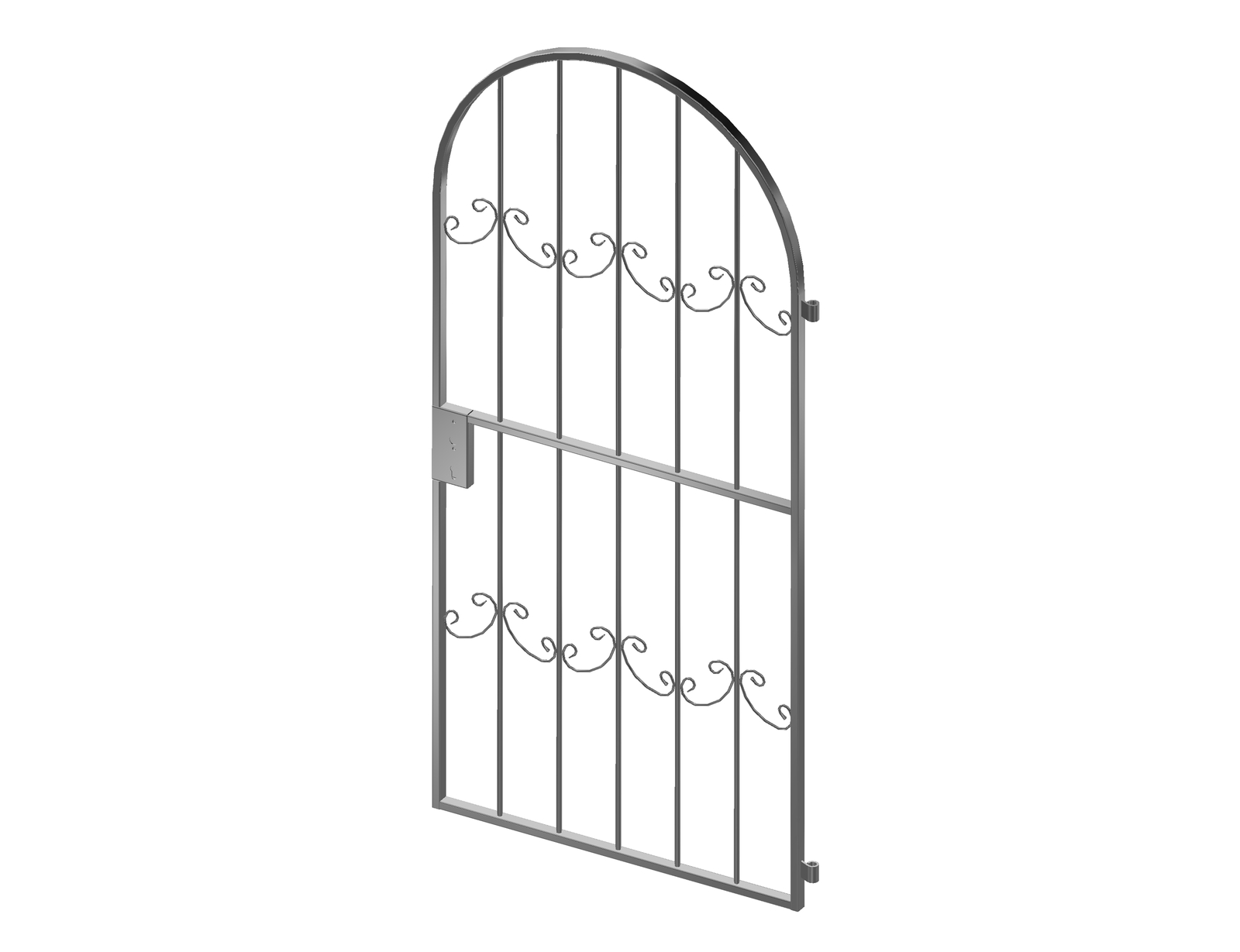 Sixone Luna 199x96cm Gartentor - Anthrazit (76401170) online  