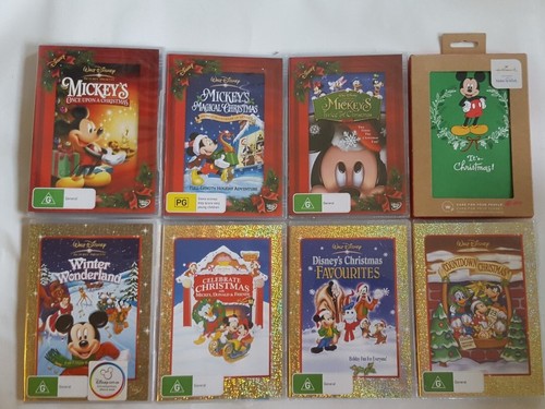 Disney Dvd Christmas Movie Collection x 7 Mickey Mouse Minnie Childrens Kids Set - Picture 6 of 7