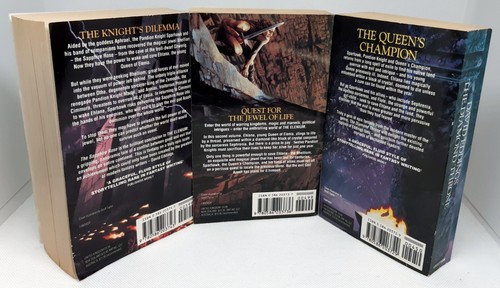 David Eddings The Elenium Series Diamond Sapphire Ruby 1st Edition 1st Print P/B - Picture 2 of 11
