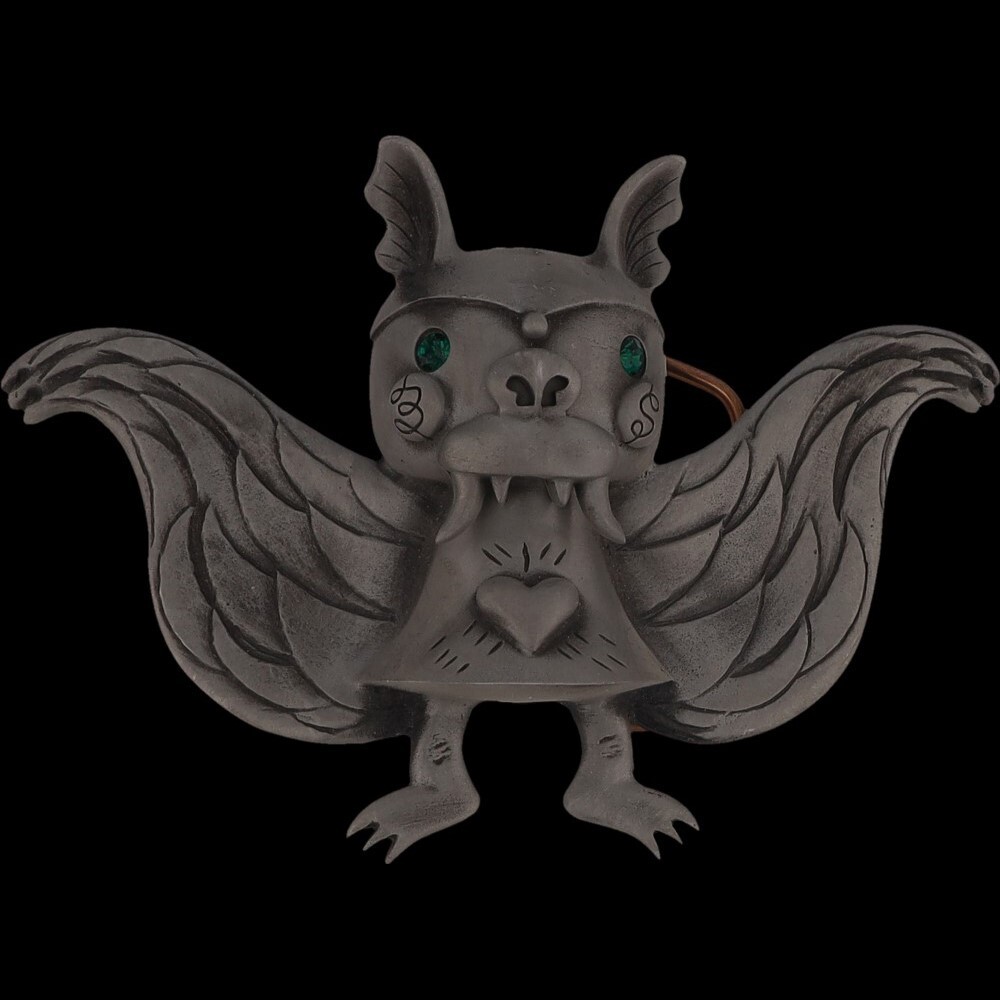 Bwana Spoons Steven Bat Gothic Fantasy Creature Amanda Visell Nos Belt Buckle View 5