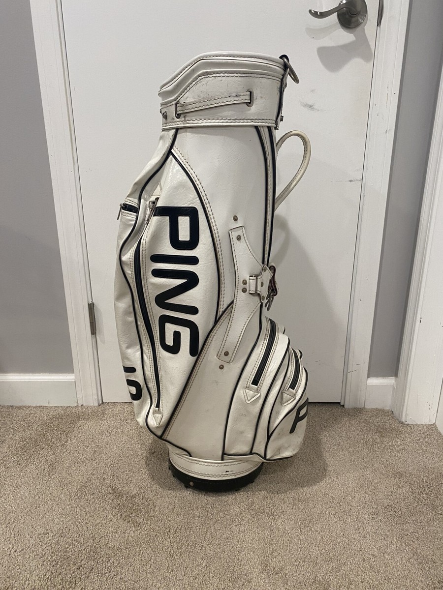PING ゴルフバッグ ビンテージ Vintage Ping Leather Golf Bag | eBay