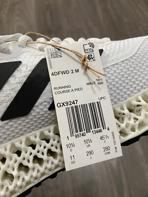 Adidas 4DFWD 2 Running Shoes GX9247 Cloud White/Core Black