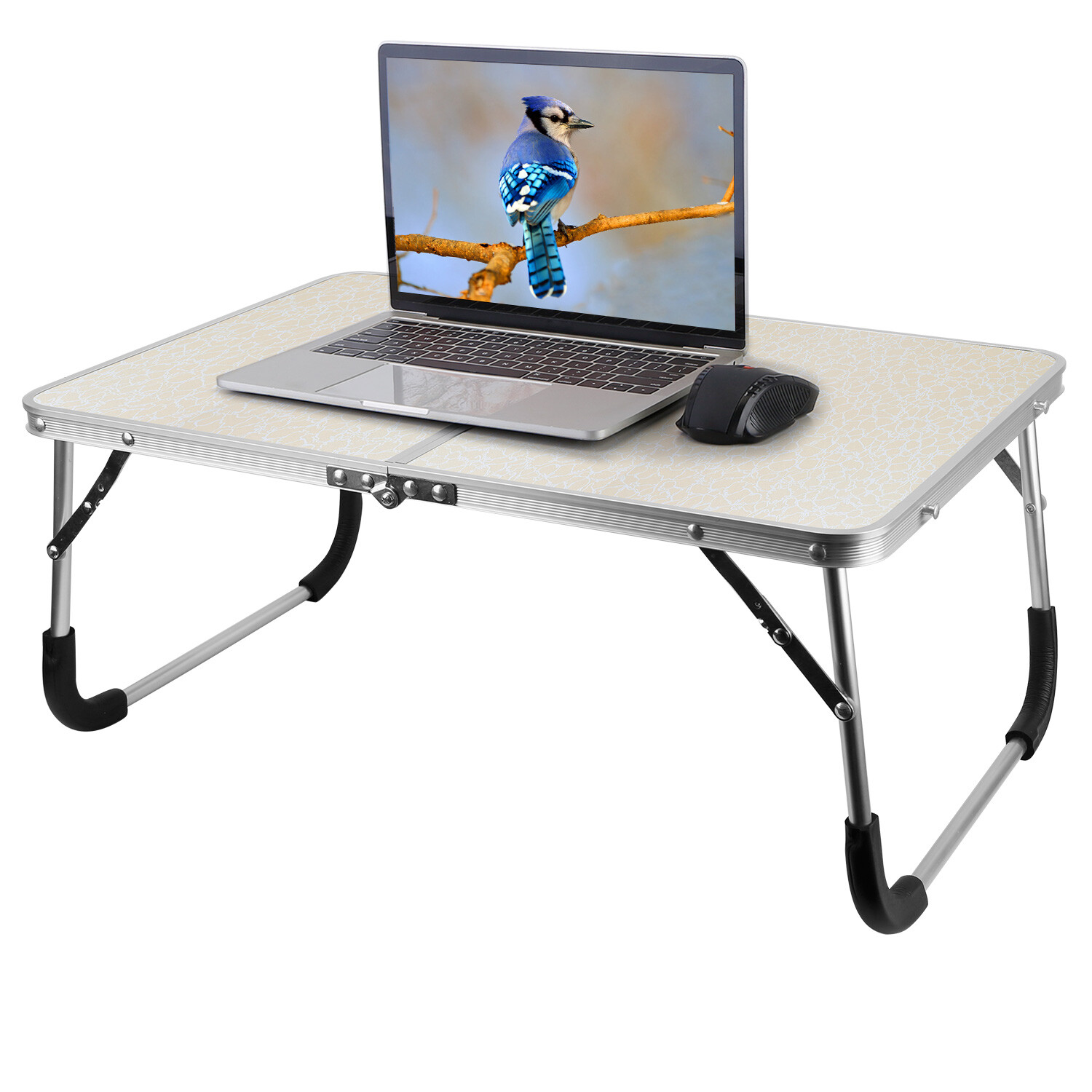 Foldable Portable Laptop Stand Bed Lazy Laptop Table Small Desk Breakfast Tray