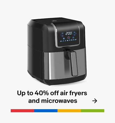 Up to 40% off air fryers and microwaves