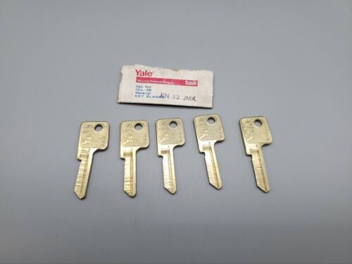 5x Yale EN13 Key Blanks JMK Keyway Nickel Silver 5 Pin NOS - Picture 3 of 3