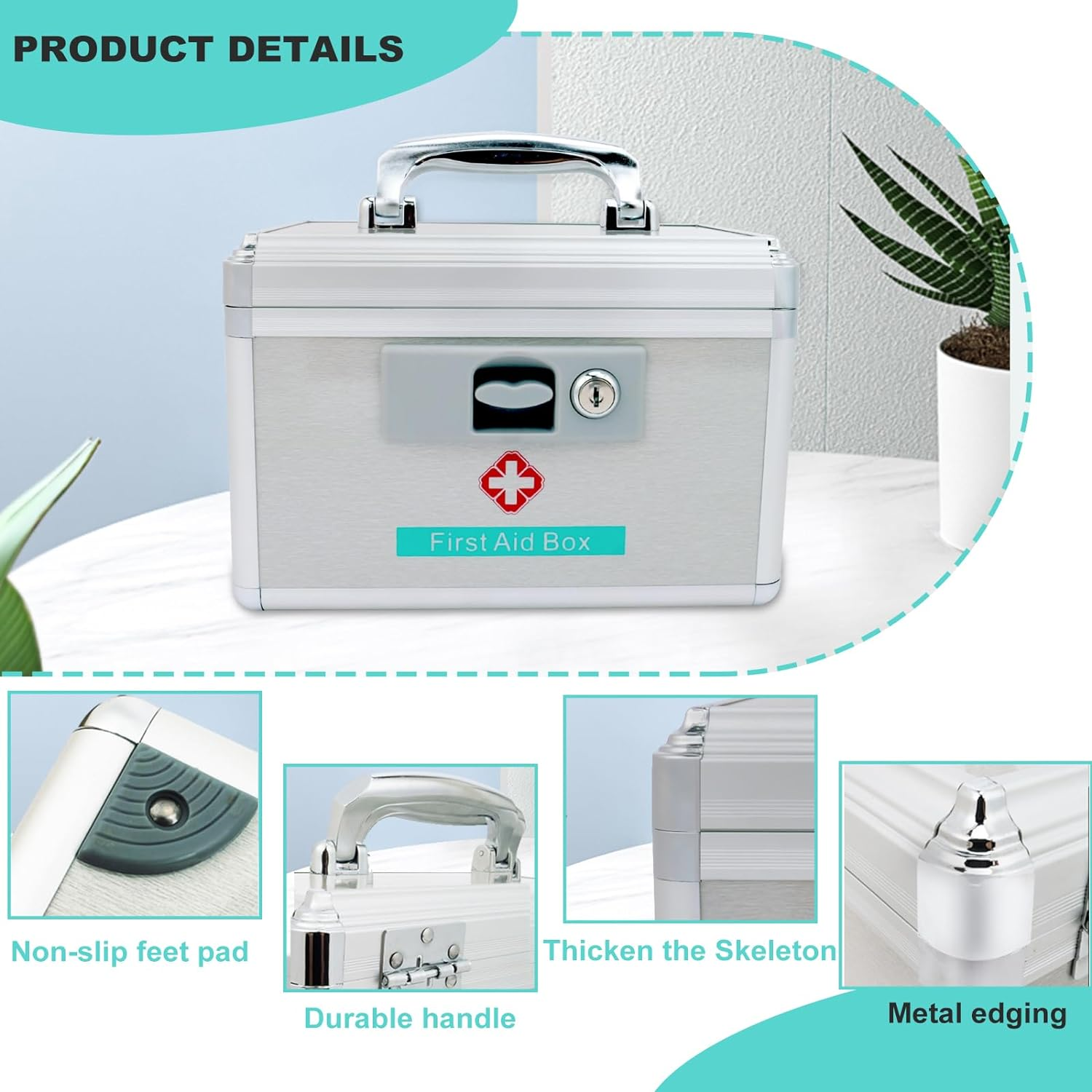 Medicine Lock Box Medication Lock Box with Key Locked Medicine Box Medicine Safe eBay