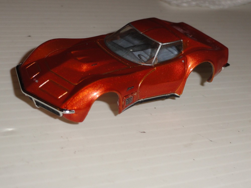 AFX Mega G+ 70 Corvette 454 HO Narrow Slot Car Body 1.5
