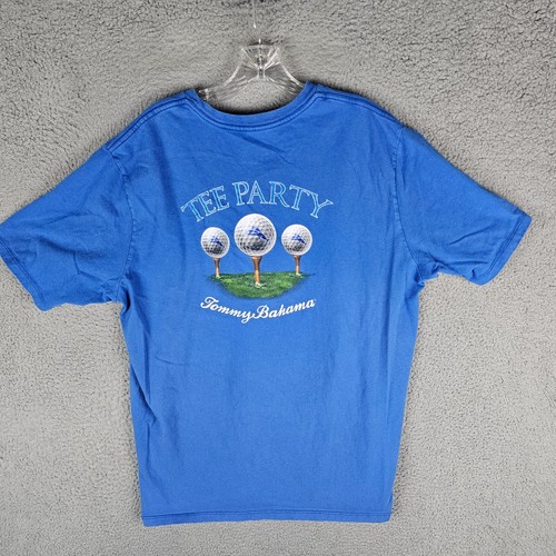 Tommy Bahama Herren T-Shirt TEE PARTY Grafik Golf Tee Navy Blau Gr. XL