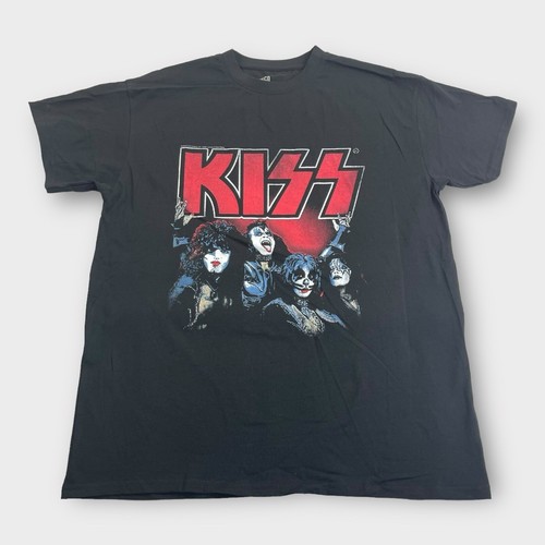 KISS Rock And Roll Graphic T-Shirt Adult Size Large