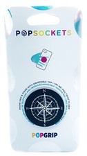 PopSockets Compass Black Phone Holder Grip PopSocket Pop Socket PopGrip