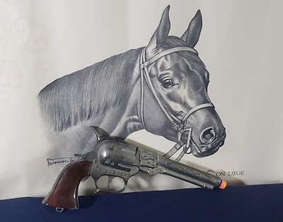 Red Ranger cap gun toy short nose pistol revolver country western Made ...