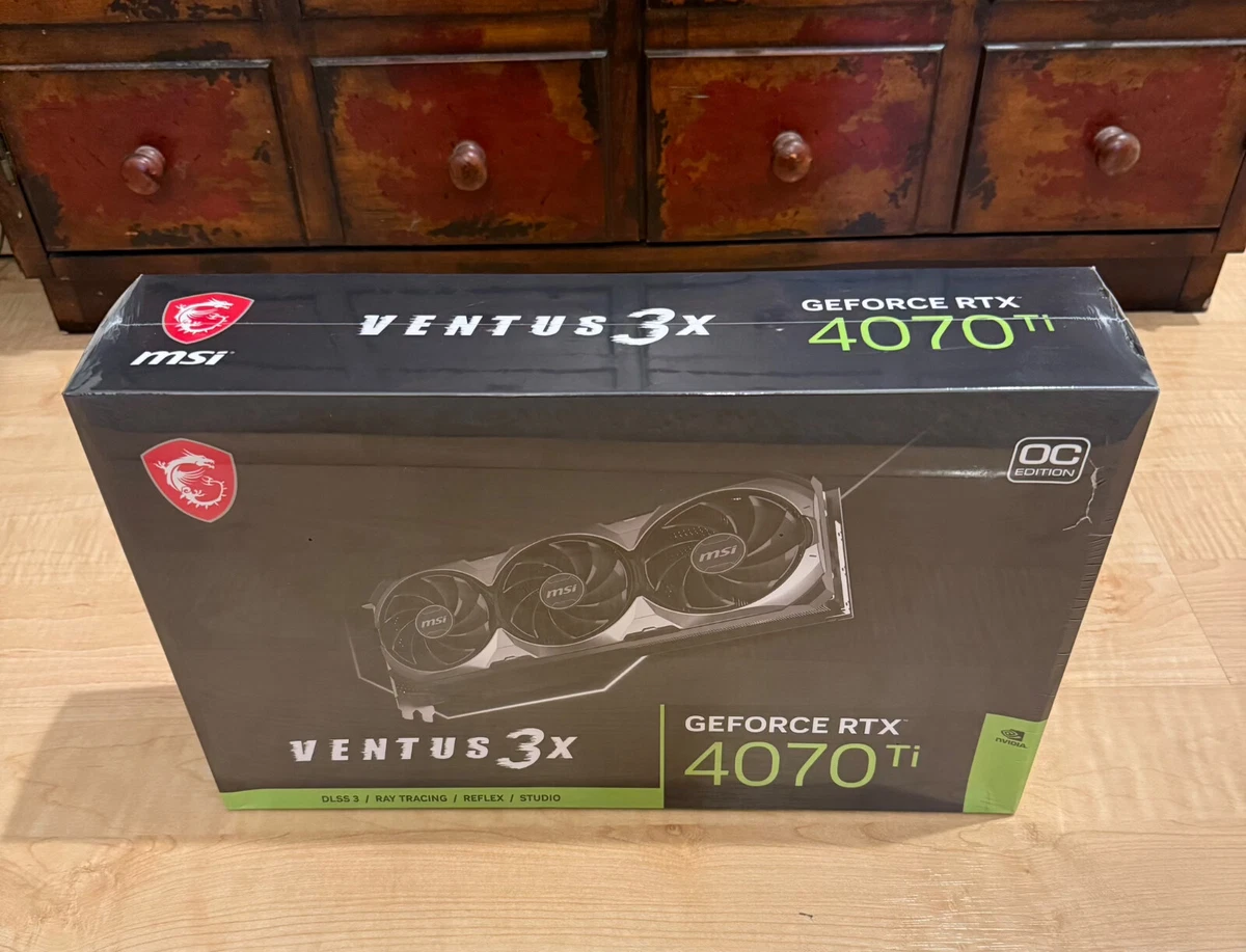 RTX4070Ti MSI VENTUS 3✖️ 12G OC MSI GeForce RTX™ 4070 Ti VENTUS 3X 12G OC | Graphics Card