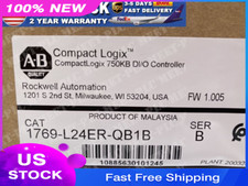 2023 New Sealed AB 1769-L24ER-QB1B CompactLogix 750KB DI/O Controller