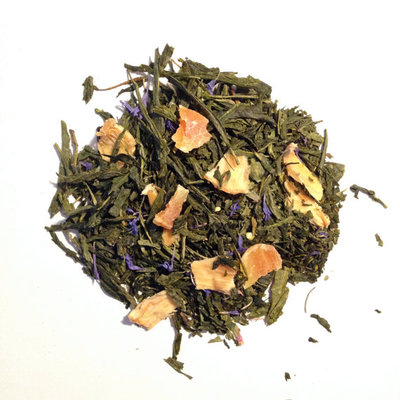 Pineapple Papaya Organic Green Tea, Choose loose leaf, tea bags or sample size