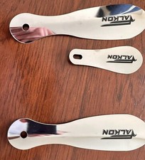 Falkon Shoe Horn Set of 3 Metal Shoehorn Set: 2 X 7.5 Long Shoe Horn Metal