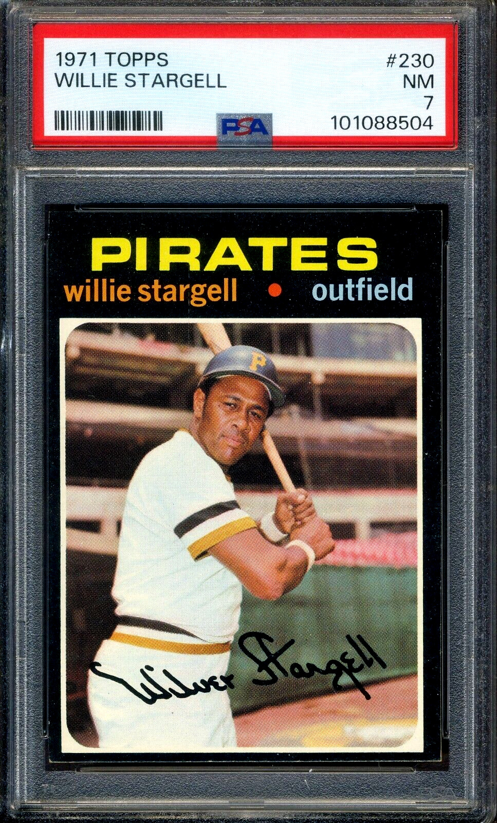 1971 Topps #230 Willie Stargell PSA 7 NM *Pittsburgh Pirates*