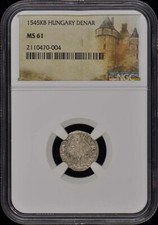 1545KB HUNGARY DENAR NGC MS61