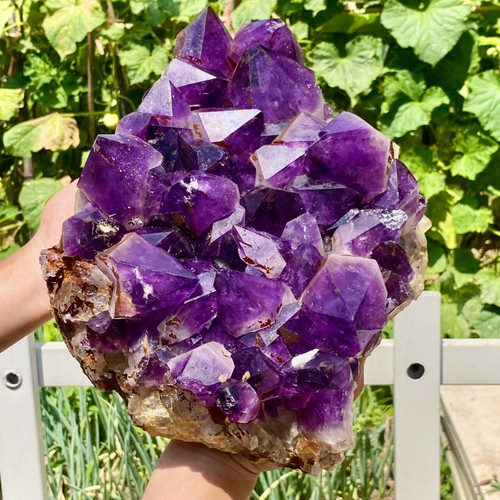 19LB Amethyst Crystal Rough Stone Brazil - 第 1/24 張圖片