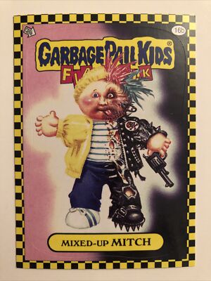 Garbage Pail Kids Topps 2010 Sticker Flashback Series 1 Mixed Up Mitch 16b
