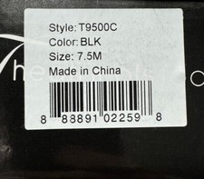 Theatrical Footwear TAP Dance Shoes Child's Size 7.5M Black Lace Up