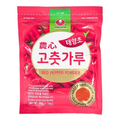 Nongshim Paprikapulver für Kimchi Pulver (fein) Gochugaru 500g Red Pepper Powder