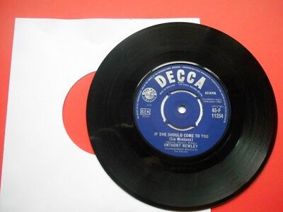 ANTHONY NEWLEY IF SHE SHOULD COME TO YOU 7'' SINGLE DECCA 1960 UK VG