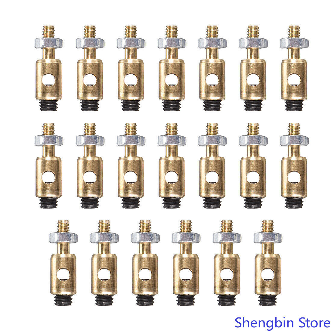 20PCS D4x2.1mm RC Airplane Servo Arm Linkage Stoppers Push Rods