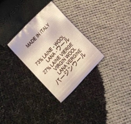 New GIVENCHY UNISEX 4G Double Sided Scarf Black Wool Cashmere $499 - Picture 5 of 5