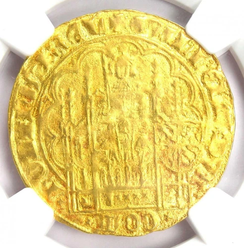 1404 Netherlands William VI Chaise D'OR 1Cd'or Coin - Certified NGC AU Details