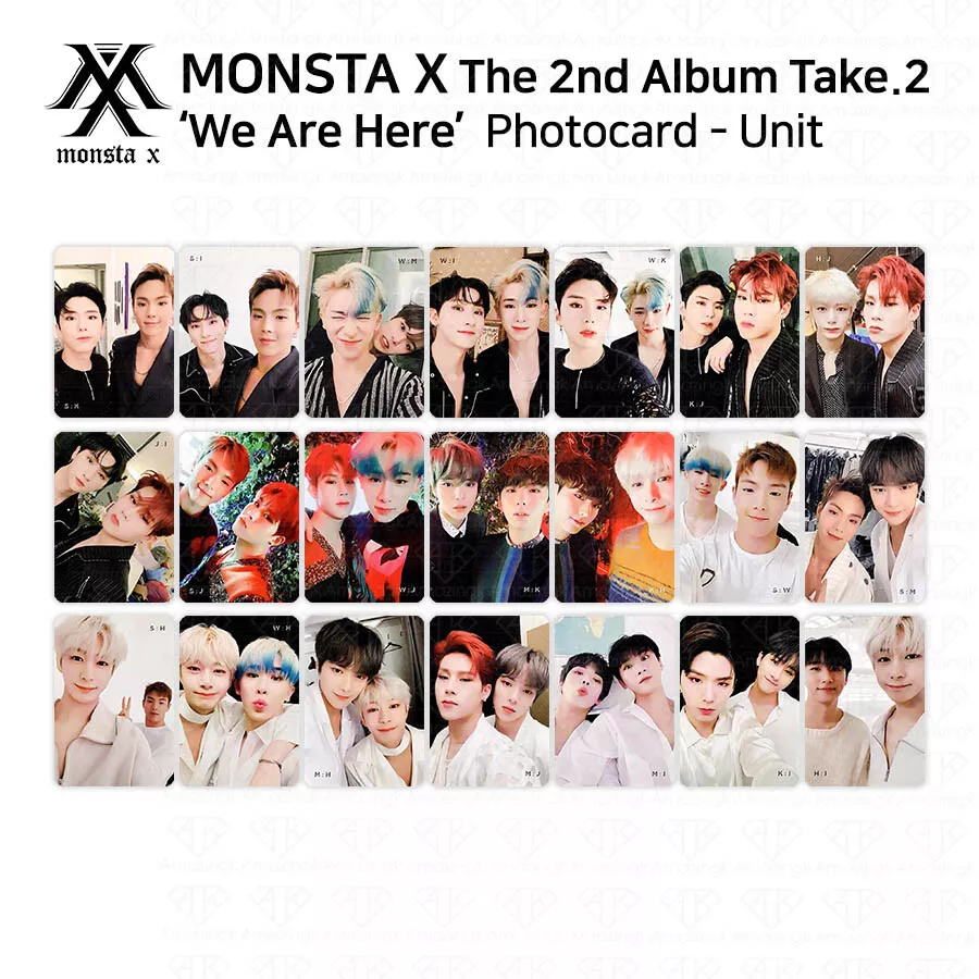 MONSTA X 2nd Album Take 2 We Are Here Official Photocard Unit Version KPOP  K-POP