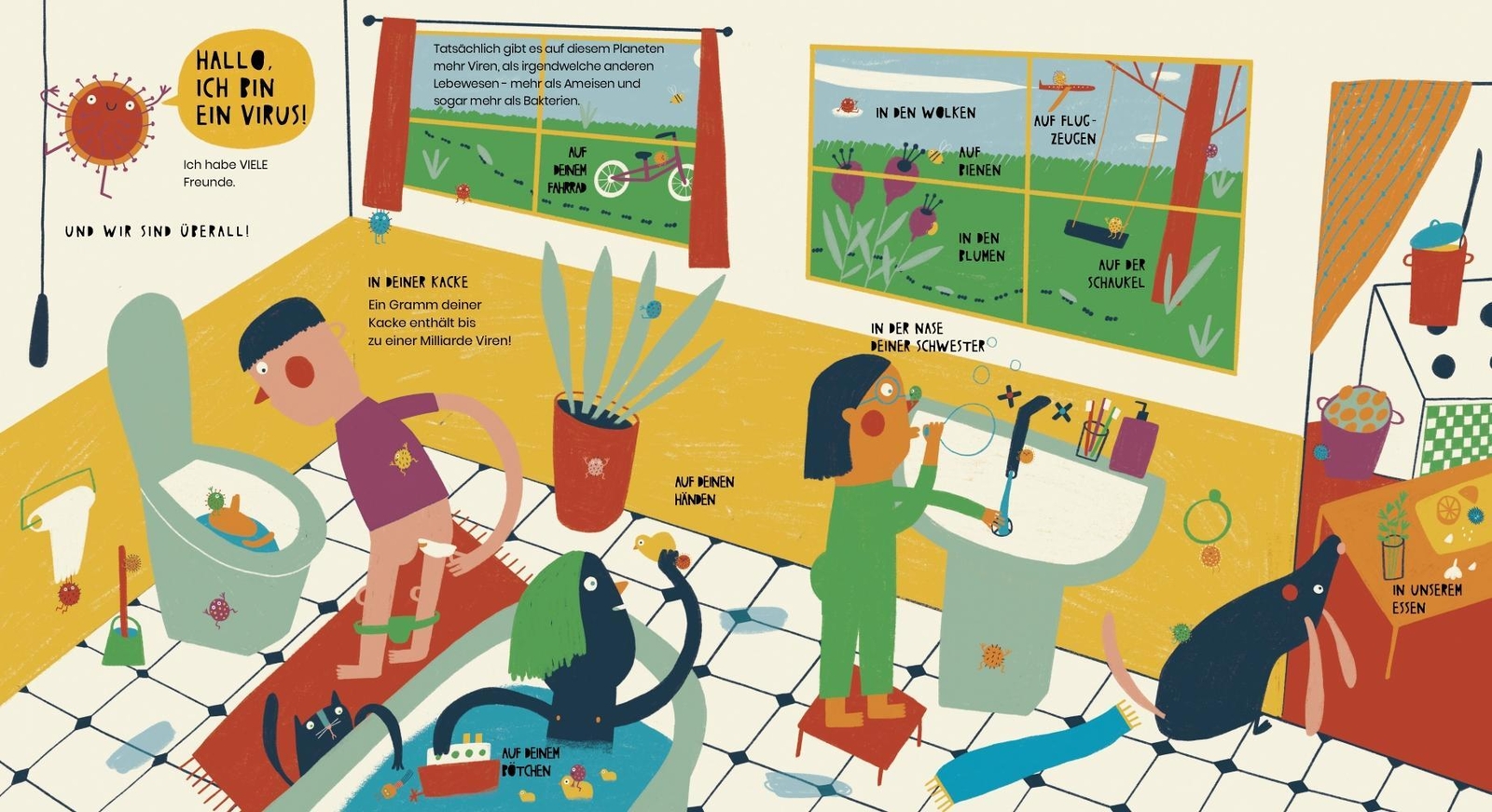 Thumbnail - Colectivo Ellas Educan | Das Geheime Leben Der Viren | Buch | Deutsch