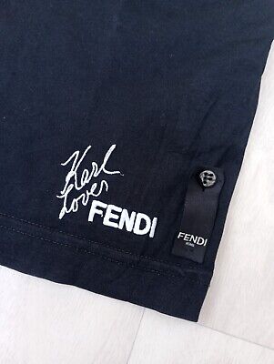 fendi x karl Lagerfeld t-shirt size 48 / M | eBay fendi x karl Lagerfeld t-shirt size 48 / M | eBay