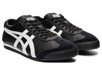 Onitsuka Tiger MEXICO 66 Black White 1183C102-001 Mens US 10 Size