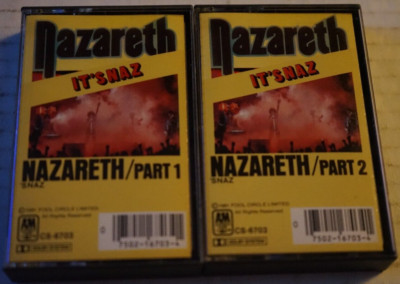 Nazareth It's Naz Parts 1 &2 'Snaz 1981 Live Vg++ To Nm
