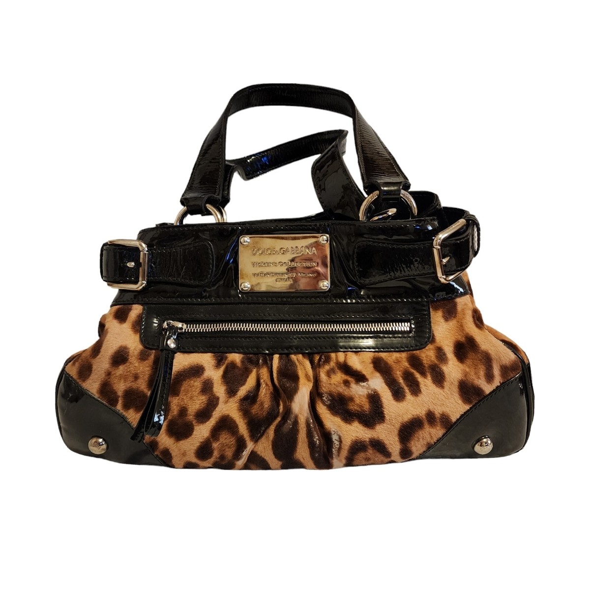 Dolce & Gabbana Ponyhair Shoulder Purse Designer Handbag Pre-owned 