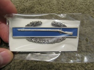US Desert Storm Era Combat Infantryman Badge 1st Award NOS 1990 Full Size