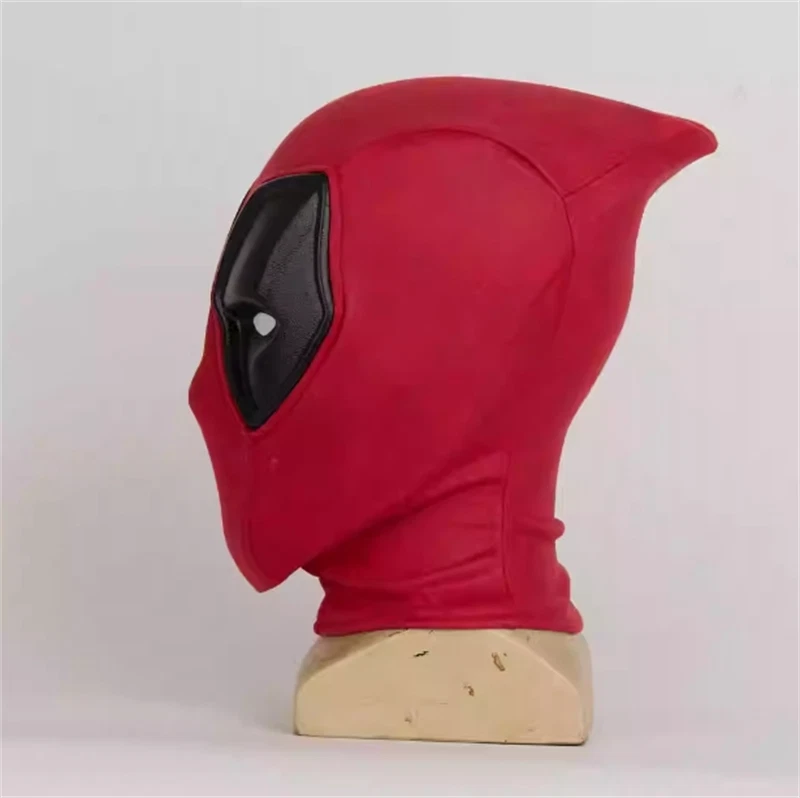 Deadpool & Wolverine 3 Wade Wilson Red Mask Men Headgear Halloween Cosplay Props - Image 3 of 4