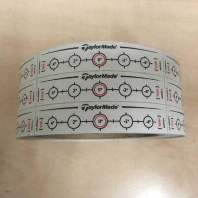 TaylorMade Golf Lie Impact Aufkleber / Sticker - 1 x Rolle (500 Decals)