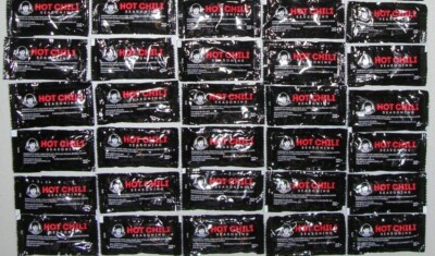 (30 Packets) Wendy's Hot Chili Seasoning Sauce Packets Wendys - Lot of 30 Packs